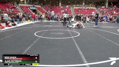 115 lbs Cons. Round 2 - Slade Patterson, Maize Wrestling Club vs Bode Busch, Manhattan Wrestling Club