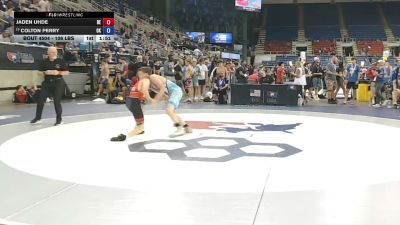 106 lbs Cons. Rd Of 32 - Jaden Uhde, Delaware vs Colton Perry, Oklahoma