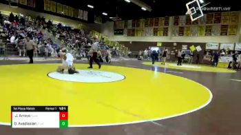 132 lbs 1st Place Match - Joaquin Arroyo, Calvary Chapel (Santa Ana) vs Devin Avedissian, Temecula Valley