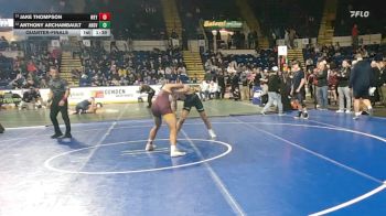 165 lbs Quarterfinal - Jake Thompson, Weymouth vs Anthony Archambault, Andover