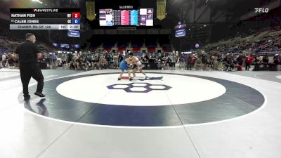 132 lbs Champ. Rd Of 128 - Nathan Fish, WY vs Caleb Jones, OK