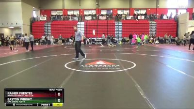 45 lbs Cons. Round 4 - Rainer Fuentes, Ironclad Wrestling Club vs Easton Wright, Oak Grove Youth