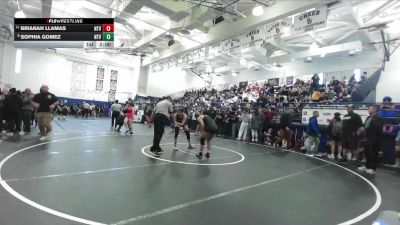 155 lbs Champ. Round 2 - Brianah Llamas, Cerritos vs Sophia Gomez, Northview