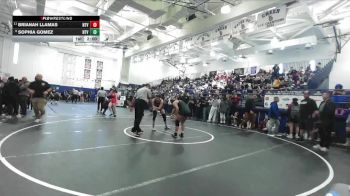 155 lbs Champ. Round 2 - Brianah Llamas, Cerritos vs Sophia Gomez, Northview
