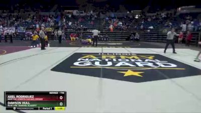 116 lbs Semifinal - Dawson Hull, Blue Line Training Academy vs Axel Rodriguez, Beat The Streets Chicago-Midway