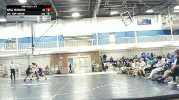 184 lbs Round 2 (8 Team) - Dathan Smith, Southwestern Michigan Community College vs Kael Morlock, Joliet Junior College