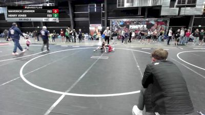 54 lbs Rr Rnd 2 - Maverick Lederer, Prescott Valley Bighorns vs Henry Jones, Pueblo County WC