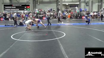 132 lbs Cons. Round 2 - Dawson Dunn, Piper vs Aaron Samuelson, Oakley