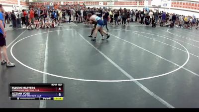 144 lbs Semifinal - Uzziah Voss, Nebraska Elite Wrestling Club vs Mason Masters, Powerhouse Wrestling Club