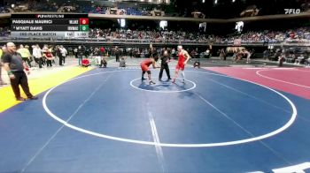 6A 190 lbs 3rd Place Match - Wyatt Davis, Irving MacArthur vs Pasquale Maurici, Austin Westlake
