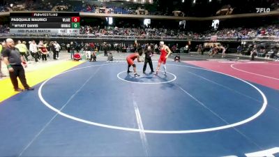 6A 190 lbs 3rd Place Match - Wyatt Davis, Irving MacArthur vs Pasquale Maurici, Austin Westlake