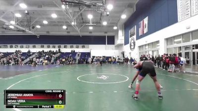 144 lbs Cons. Round 4 - Noah Vera, San Marino vs Jeremiah Anaya, La Habra