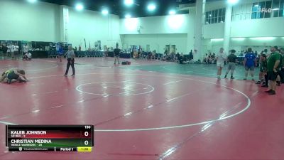 150 lbs Round 4 (6 Team) - Kaleb Johnson, SD Red vs Christian Medina, Venice Warriors