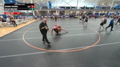 215 lbs Cons. Round 2 - Micah Bricker, Unattached vs Rodney Mcneel, All American TC
