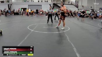 215 lbs Round 2 (8 Team) - Aeden Sterling, Pocono Regional WC vs Grant Perkins, Sly Fox