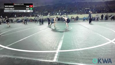 132 lbs Consi Of 8 #1 - Tate Kozak, Pawnee Wrestling Club vs Reece Kelly, Norman Grappling Club