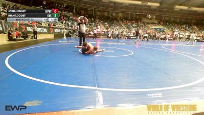 120 lbs Round Of 32 - Josiah Bilby, South Central Punisher Wrestling Club vs Kiah Locust, Cowboy Wrestling Club