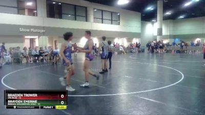 182 lbs Round 2 (6 Team) - Brayden Emerine, Indiana Smackdown Gold vs Braeden Trower, STL Blue