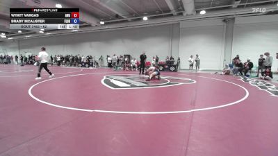 62 lbs Cons. Round 2 - Wyatt Vargas, Askren Wrestling Academy vs Brady Mcalister, Florida