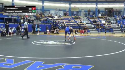 133 lbs 3rd Place Match - Rashaud Morgan, Pratt Community College vs John Kenney, Fort Hays Tech Northwest College