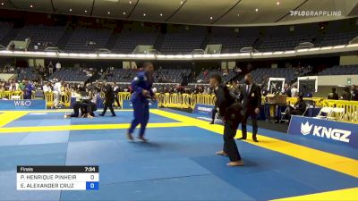 PEDRO HENRIQUE MACHADO vs ELDER ALEXANDER CRUZ 2021 World Jiu-Jitsu IBJJF Championship