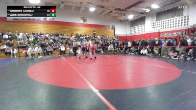 215 lbs Quarterfinal - Anthony Caruso, Pinkerton Academy vs Alex Descoteau, John Stark