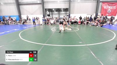 103 lbs 7th Place - Tripp Petit, Combat WC vs Dylan Nieuwenhuis, Michigan Premier Blue