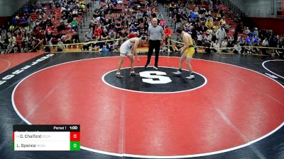 127 lbs Cons. Round 2 - Dorian Chalfont, Central Catholic HS (Pittsburgh) vs Landon Spence, Marion Center Area Hs