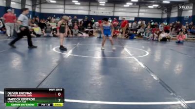 85 lbs Cons. Round 2 - Bentley Hammon, 208 Badgers vs Cooper Barcas, McCall Wrestling Club