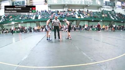 141 lbs Quarterfinal - Brogan Fielding, Ohio State vs Collin Twigg, GVSU