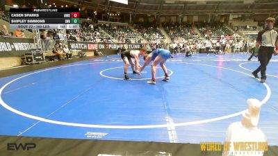 160 lbs Round Of 16 - Casen Sparks, Ankeny Wrestling Club vs Shipley Simmons, Shelton Wrestling Academy