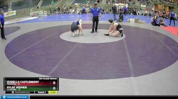 147 lbs Finals (8 Team) - Izabella Castleberry, Thurston vs Rylee Weimer, La Grande