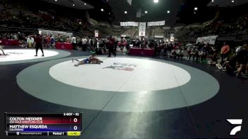 92 lbs Cons. Round 2 - Colton Meixner, USA Gold Wrestling Club vs Matthew Esqueda, California