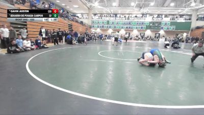 150 lbs Quarterfinal - Eduardo De Posada Campos, Green Valley vs Gavin Austin, Centennial