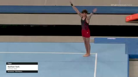 Nathan York - Floor, Premier West - 2021 US Championships