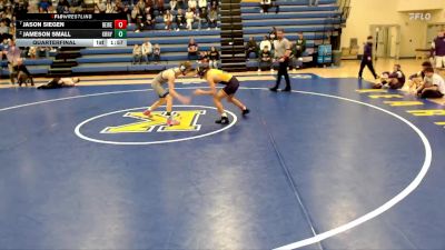 120 lbs Quarterfinal - Jason Siegen, Bellevue West vs Jameson Small, Kearney