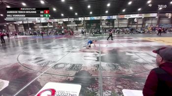 65 lbs Champ. Round 2 - Marvin Burton, Camel Kids Wrestling vs Rixtyn Kono, Watford City Wolves