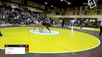 145 lbs 1st Place Match - Alec Peralta, Temecula Valley vs Koa Ruiz, Calvary Chapel (Santa Ana)