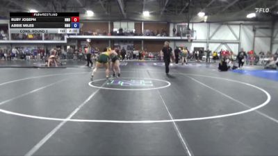 180 lbs Cons. Round 2 - Ruby Joseph, Northern Michigan University vs Abbie Miles, Northern Michigan University