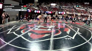 A - 285 lbs Champ. Round 1 - Jacob Kurpius, Frenchtown vs Tye Brown, Laurel