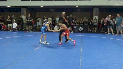 70 lbs Cons. Sub-quarters - Calvert Farringer, The Hideout vs Owen Michael, Contenders Wrestling Academy