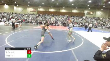 102 lbs Consi Of 16 #2 - Keenan Paz, Gold Rush Wrestling vs Taylor Bell, Institute Of Combat
