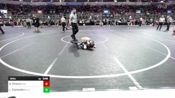 60 lbs Quarterfinal - Alonzo Jr Pineiro, Iron Knights vs Logan Clarendon, Black Fox Academy