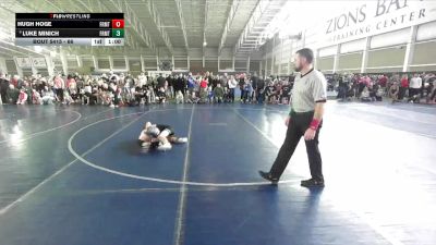 66 lbs Quarterfinal - Luke Minich, Shootbox Wrestling Club vs Hugh Hoge, Bear Lake Wrestling Club