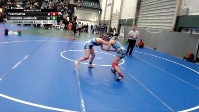 137-149 lbs Champ. Round 1 - Faith Dyke, Republic County vs Addison Lawrence, Eaglecrest Wrestling Club