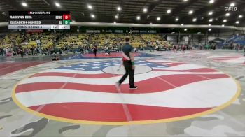 118 lbs Cons. Round 3 - Raelynn Biel, Dakota Boyz Wrestling Club vs Elizabeth Orness, Devils Lake