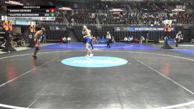 157 lbs Champ. Round 2 - Darian Estevez, UChicago vs Clayton McDonough, Luther