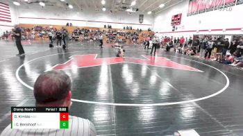 149 lbs Champ. Round 1 - Caleb Benshoof, William Jewell vs Dalen Kimble, Kentucky Wesleyan