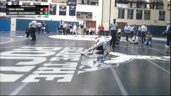 160 lbs Final - Zeno Moore, Lake Highland Prep vs Arment Waltenbaugh, The Hill School