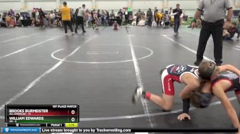 80 lbs Finals (2 Team) - Brooks Burmeister, All American vs William Edwards, 4M